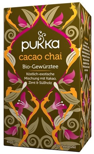 Pukka 100 organic cacao chai - 100%,
